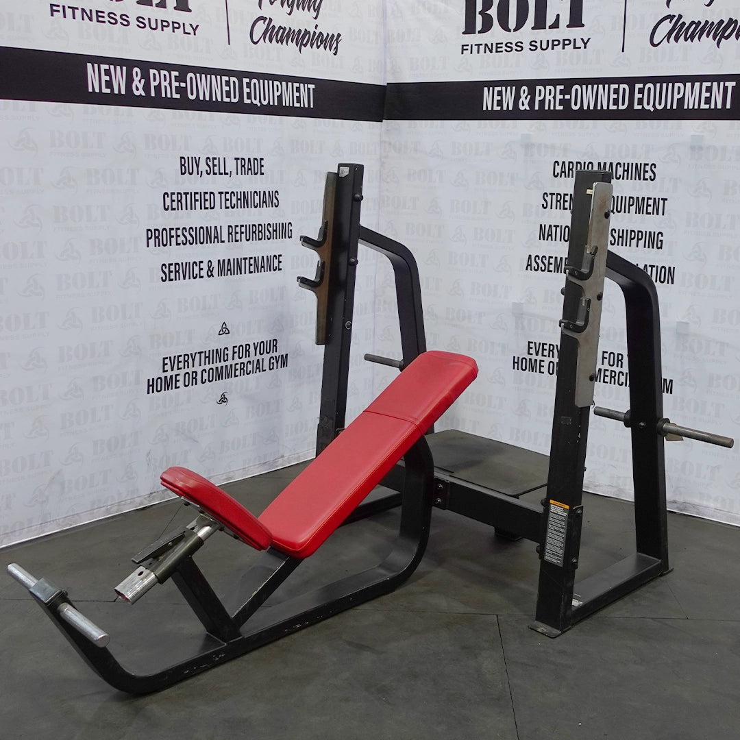 Precor  | Olympic Incline Bench w Spotter Stands | B885L1012000