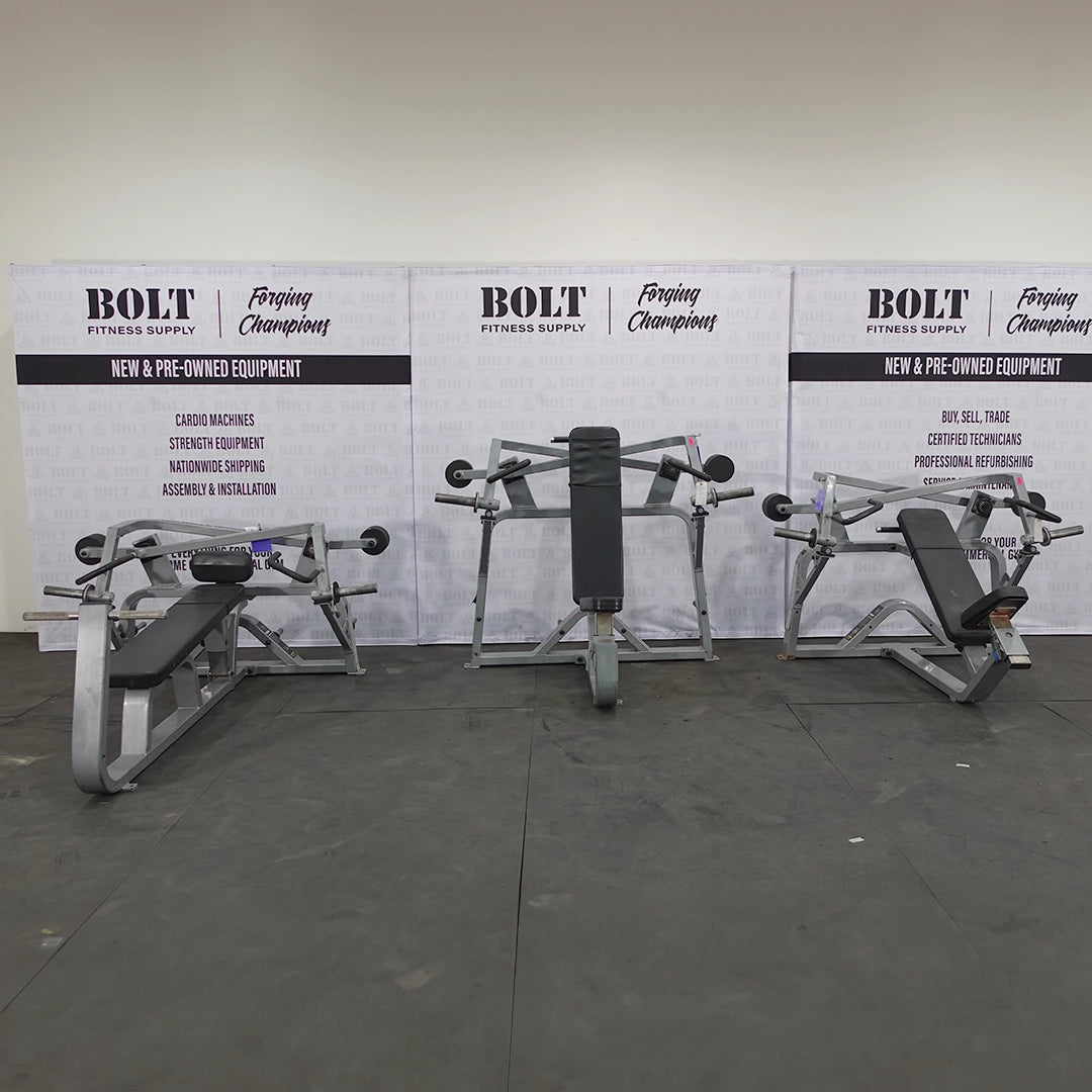 Precor Plate Loaded FLT set of 3