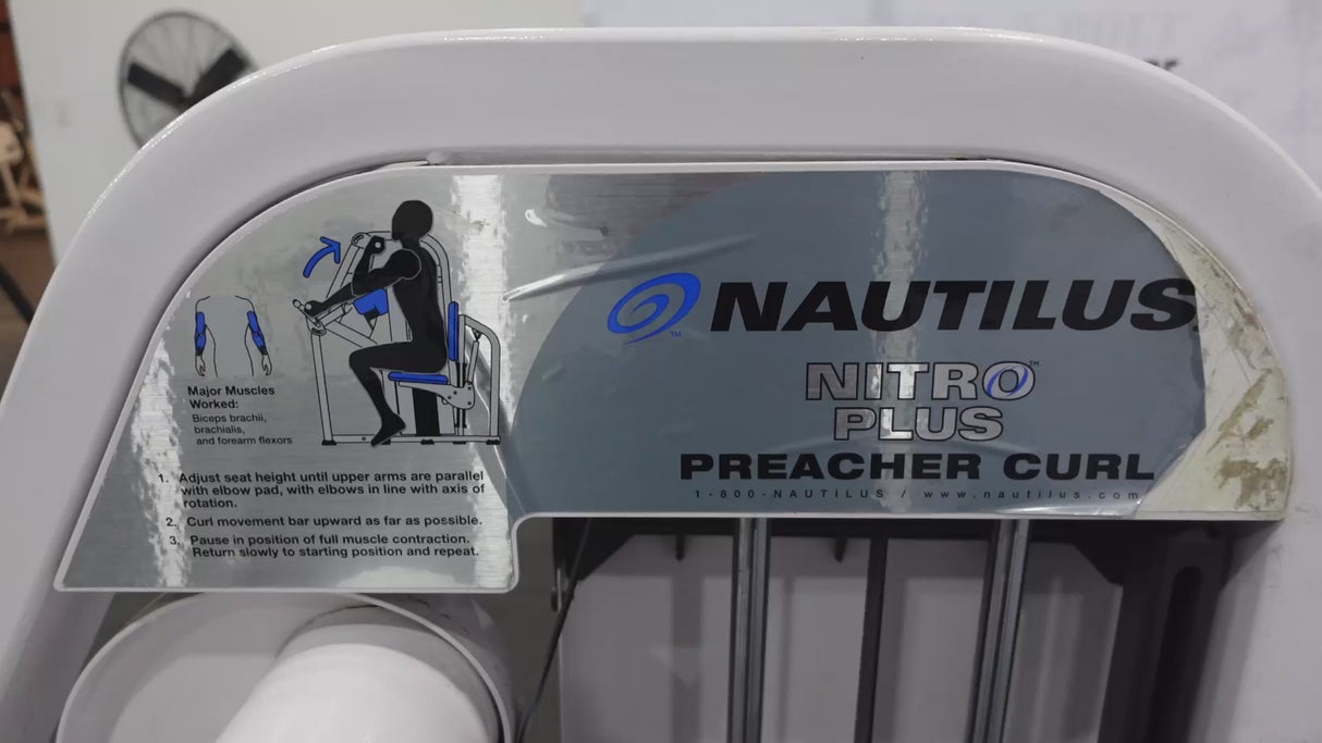 Nautilus | Nitro Plus Preacher Curl S5PC | S5PCXX060031