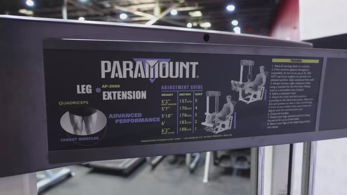 Paramount | Leg Extension AP-2000 | 0004-029